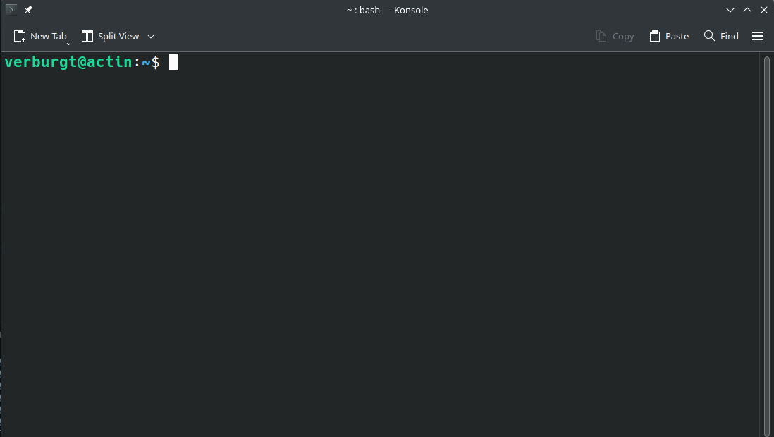 Image of unix terminal